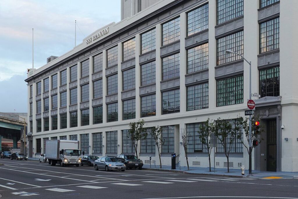 888 Brannan Street, the building that houses Airbnb's headquarters in San Francisco